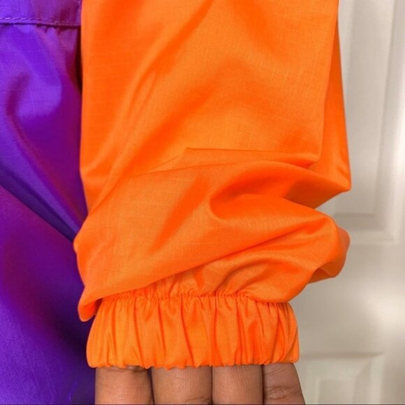 VINTAGE OUTERWEAR R & R ORANGE PURPLE COLOUR BLOCK COLOUR windbreaker  ja… - Picture 6 of 11